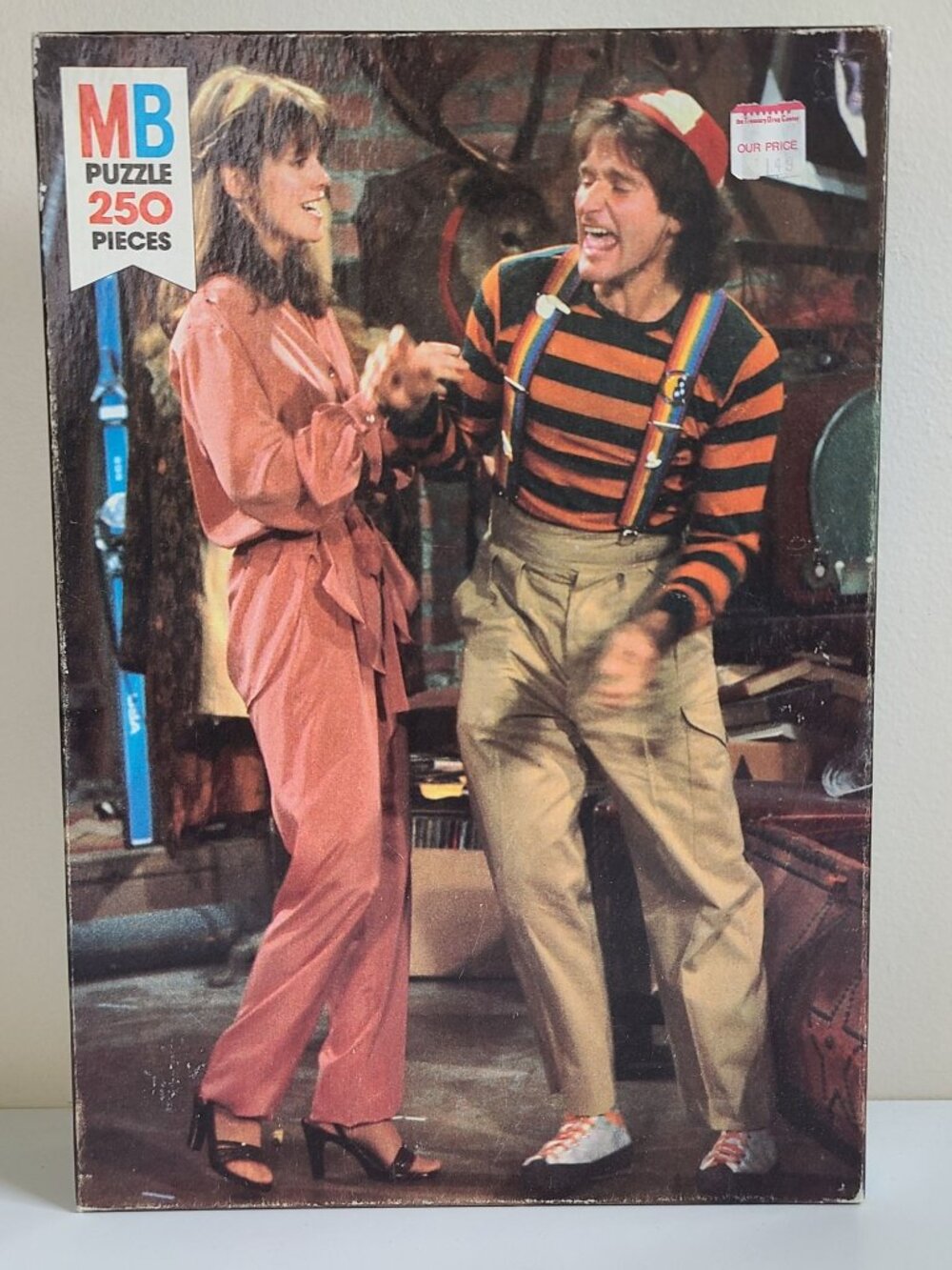 Vtg Mork & Mindy Jigsaw Puzzle 250 Pieces Milton Bradley 1978 Factory Sealed